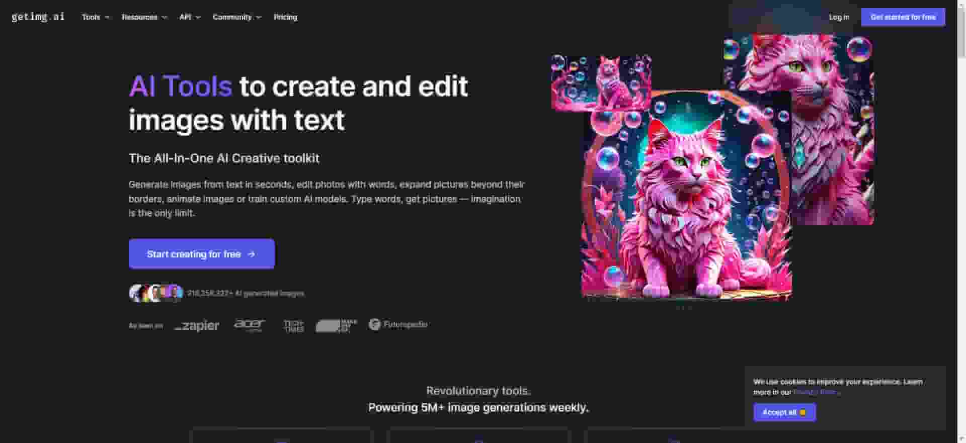 GetImg AI - Harness the innovative power of AI at GetImg.ai to transform text into striking images. This all-encompassing creative toolkit assists in generating, editing, and animating images with minimal effort.