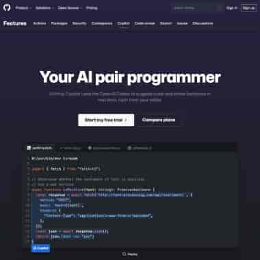 GitHub Copilot - GitHub Copilot-GitHub推出的AI编程工具