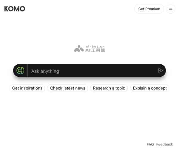 Komo Search - Komo Search-简洁直观的AI搜索引擎