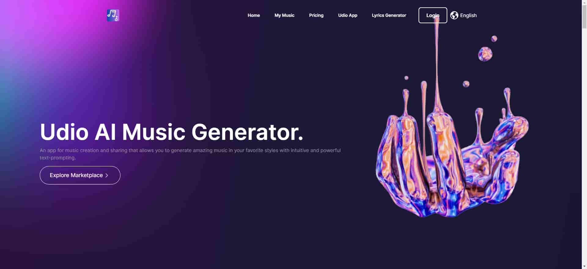 udioai.ai - Udio AI is an AI-powered music generation tool that enables users to create, enhance, and simulate music creation processes